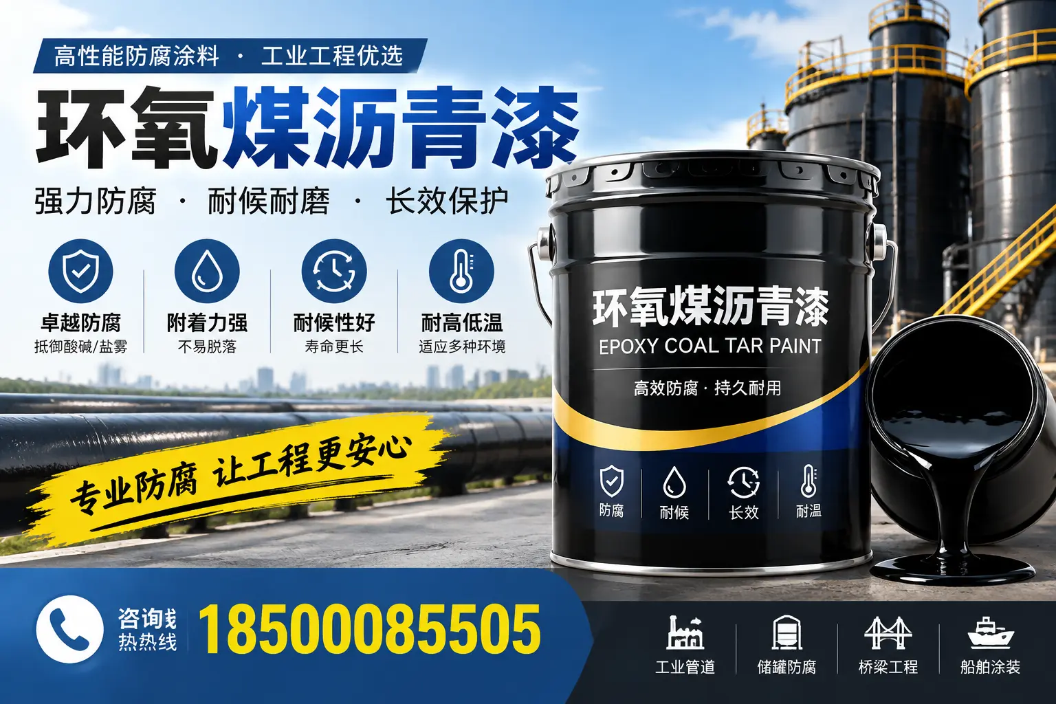 环氧煤沥青漆的施工方法与注意事项,确保在商洛顺利完成